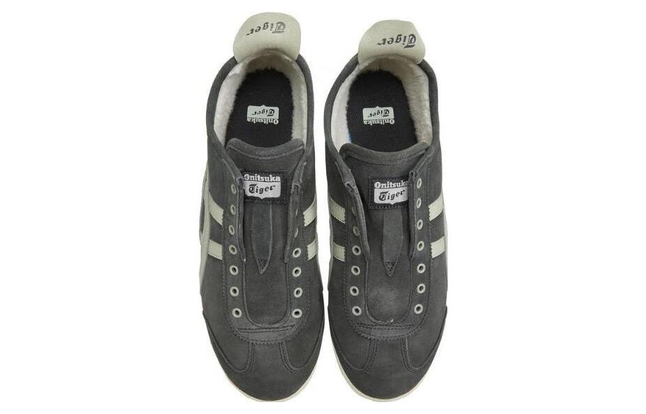 Мужские кроссовки Onitsuka Tiger Mexico 66 Slip On Графитовый Серый Оливковый Серый
