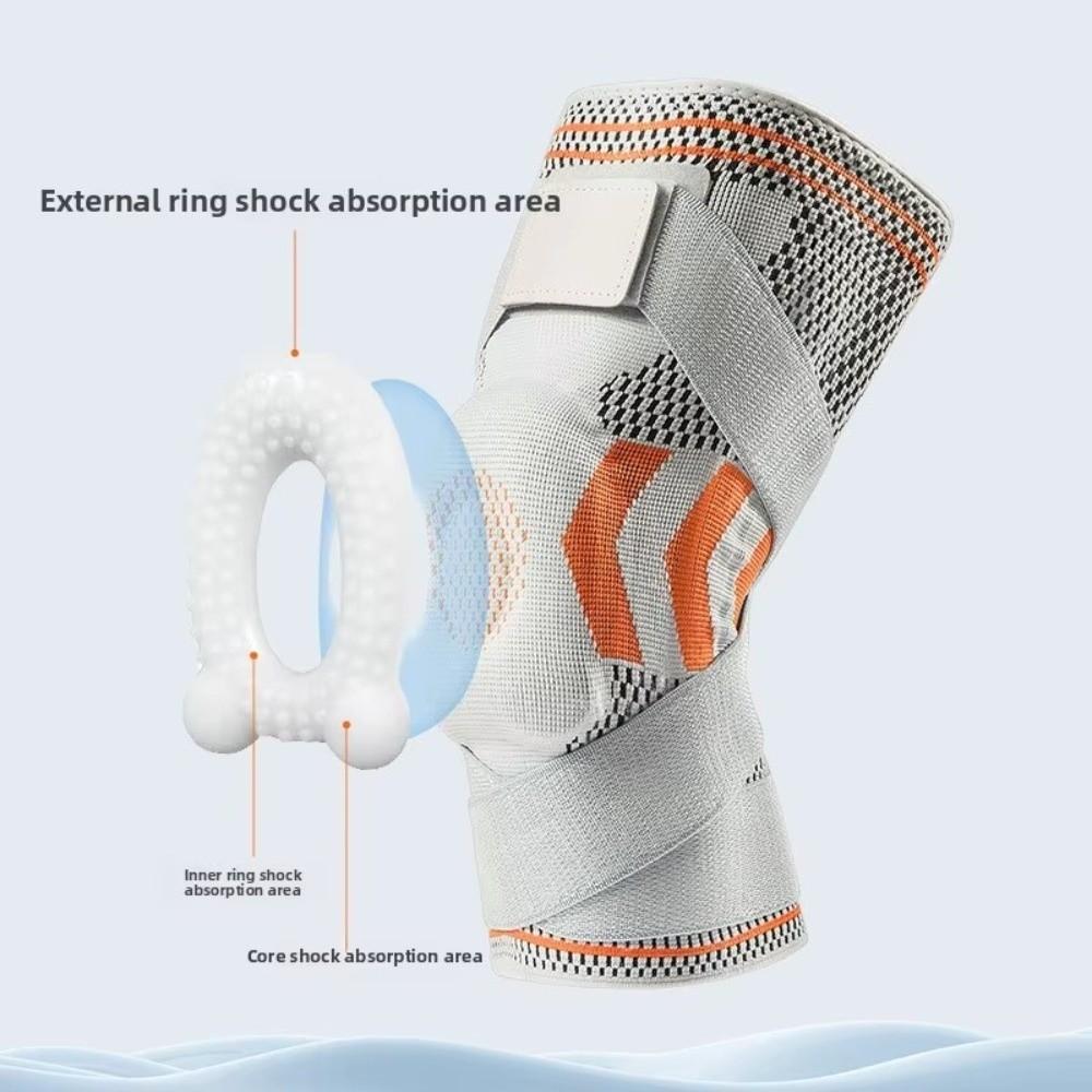 Spring Support Basketball Straps Silicone Knee Pads Leg Warmers Durable Sports Knee Pads