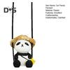 Toy Car Interior Panda Pendant Realistic Funny Car Interior Rearview Mirror Hanging Pendant