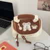 Пенал Цветовой Коллаж Макарон Высокая Эстетическая Ценность Милый Пенал Студенческий Портативный Пенал Большой Вместимости Сумка для Макияжа Сумка для Хранения