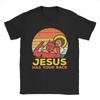 Jesus Has Your Back Jiu Jitsu Retro T Shirts Women and Men Cotton Vintage Short Sleeve Tee Shirt Plus Size Tops