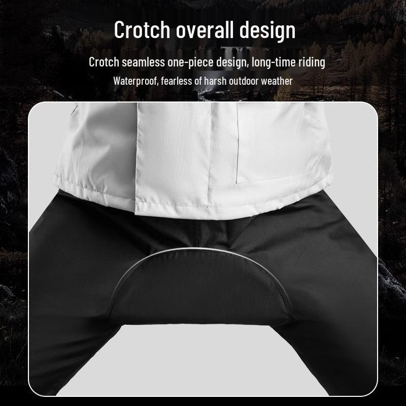 Мужской раздельный мотодождевик Blue Lion – Защитная экипировка от шторма для курьеров