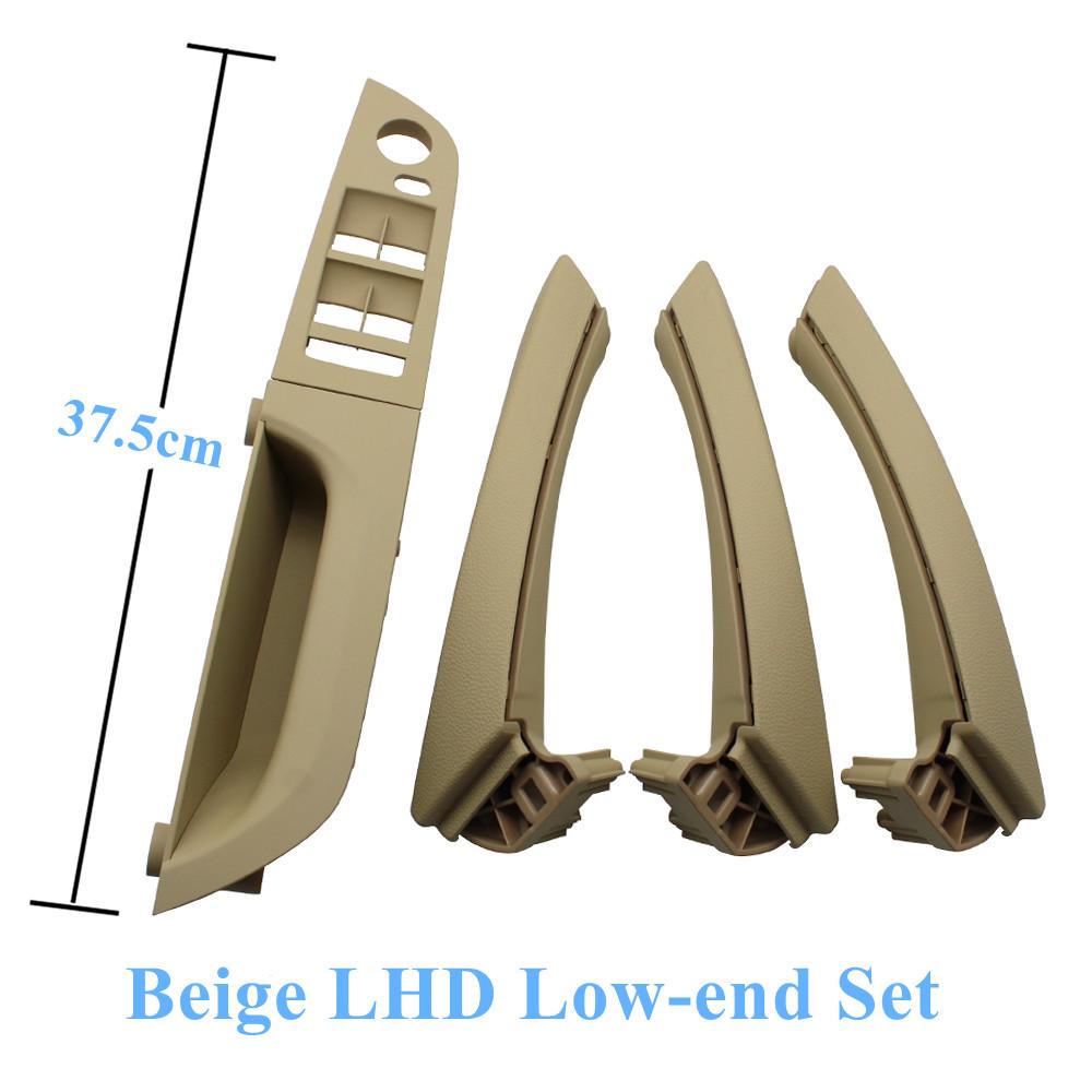 LHD Top Quality Interior Plastic Door Pull Handle with Cover Trim Full Set For BMW 3 Series E90 E91 316 318 320 325 328i