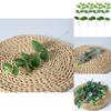 Artificial Eucalyptus Leaf For Wedding Decor With Silk Material For Home And Photography Use