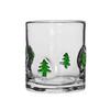 Yousheng Christmas Icon Glass Holiday Themed Stemless Drinking Glasses Unique Texture Design Glassware Christmas Thanksgiving Party Decor