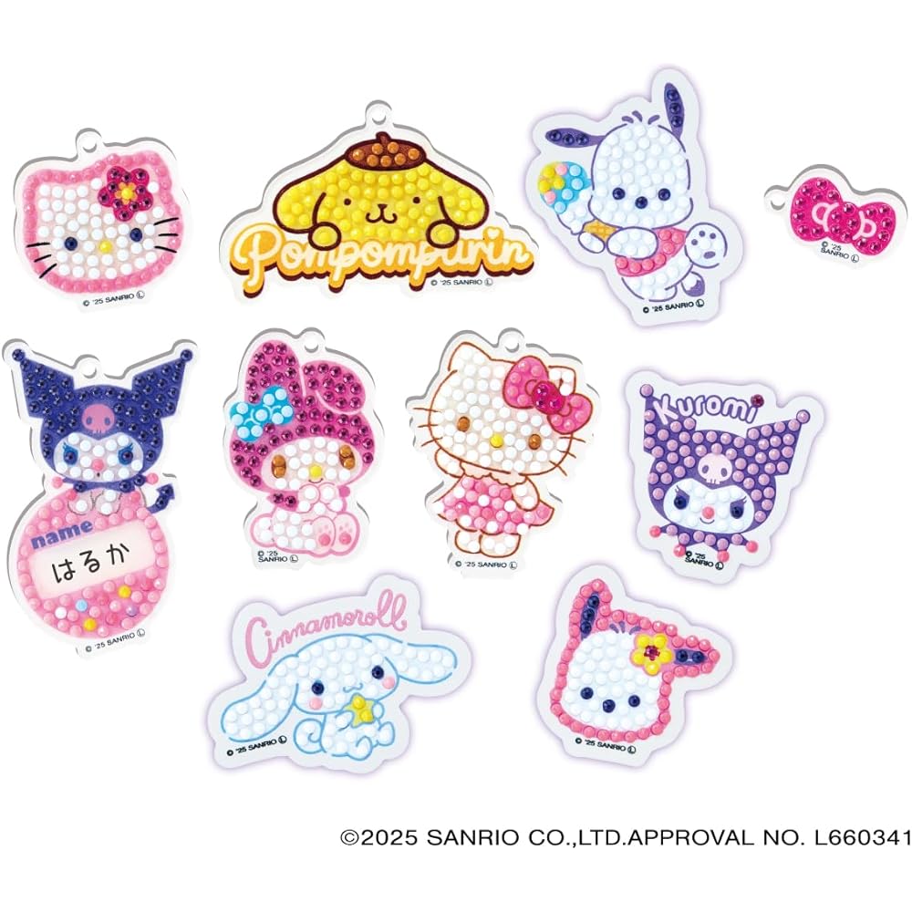 Агацума Sanrio Персонажи Сделай сам Блестящий Бисерный Изготовитель для Детей от 6 лет Набор для Творчества