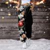 Women's Casual Fashion Sweatpants Christmas Printed Casual Pants
