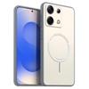 Матовый полупрозрачный магнитный чехол для телефона Xiaomi Redmi Note 13 5G 4G Мягкий ТПУ чехол