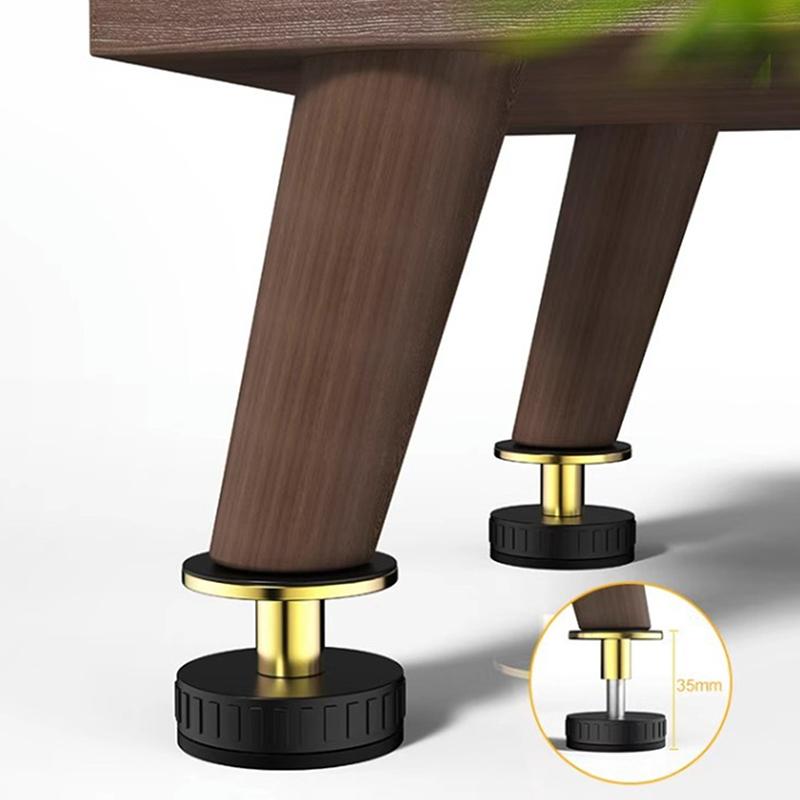 Регулируемые ножки мебели, каркас кровати с резьбой, противоударные упоры для изголовья, фиксатор для шкафов, диванов, предотвращающий ослабление прикроватной тумбочки