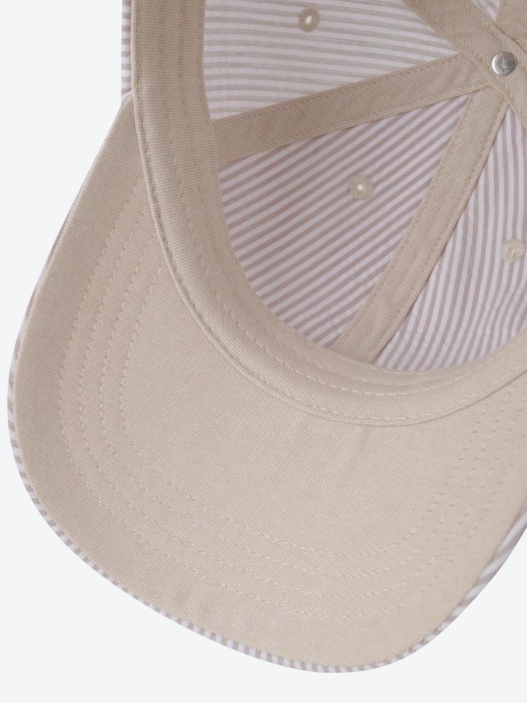 Seersucker Stripe Ball Cap HPACCFA702