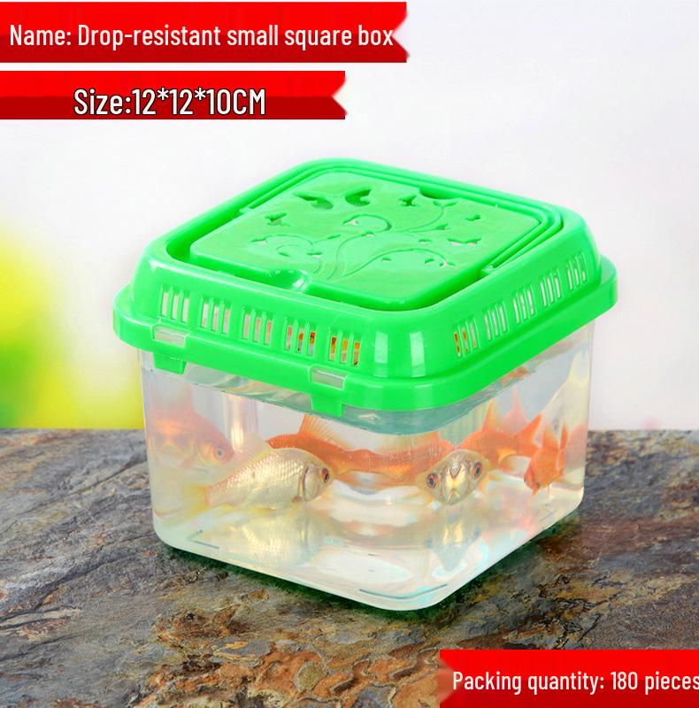 Прозрачный ручной бокс для разведения питомцев - Большой, Средний и Маленький размеры для Черепах, Золотых рыбок или Хомяков.