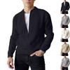 Мужской  Самосовершенствование  Досуг  Круглый вырез  Деловой  Сохраняющий тепло  Вязаный свитер  Длинные рукава  Свитер  Кардиган  Куртка  Пальто
