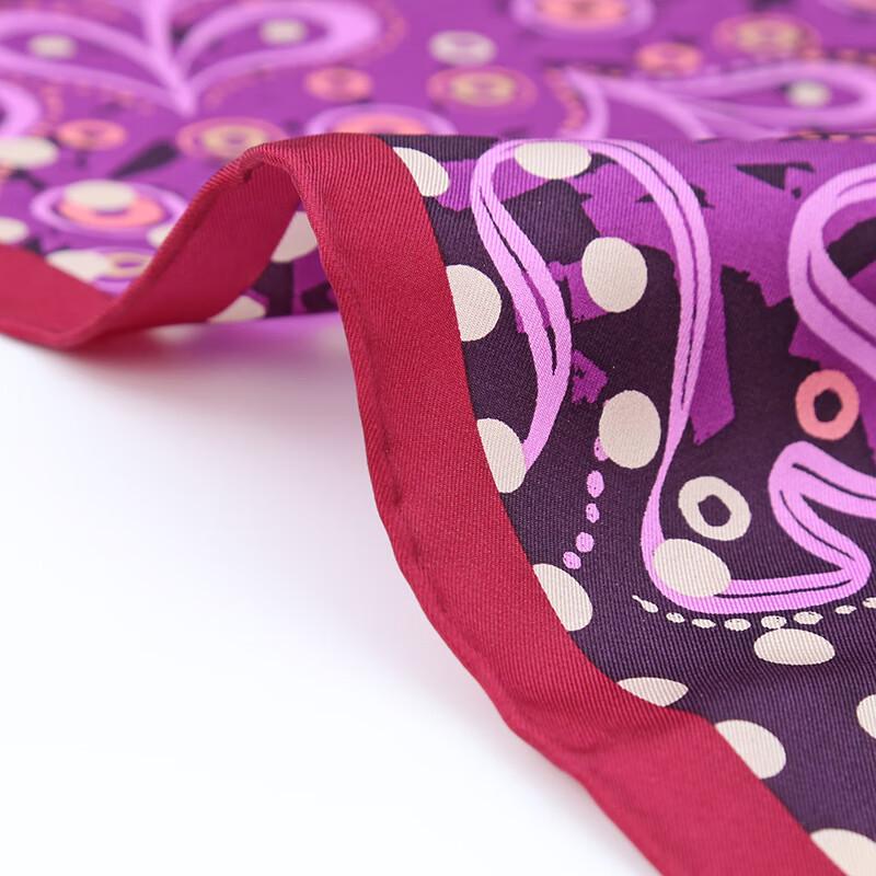 MARJA KURKI Joyful Mulberry Silk Medium Square Scarf