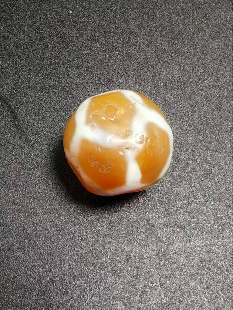 Тибетские натуральные травленые бусины Дзи из агата ручной работы с выветренной патиной, 15 мм для бисероплетения своими руками