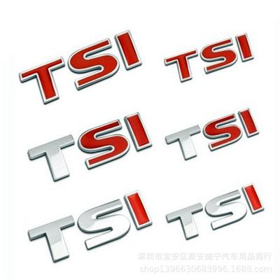 Наклейки для автомобилей TSI подходят для нового Sagitar, Touran, Magotan, новой Bora, новой Lavida, нового Passat, наклейки на заднюю часть для модификации логотипа автомобиля