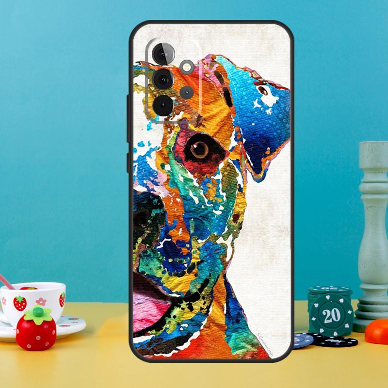 Cute Pit Bull Dog Pitbull Case For Samsung Galaxy A14 A24 A34 A54 A12 A22 A32 A52 S A13 A33 A53 A51 A71 Phone Cover