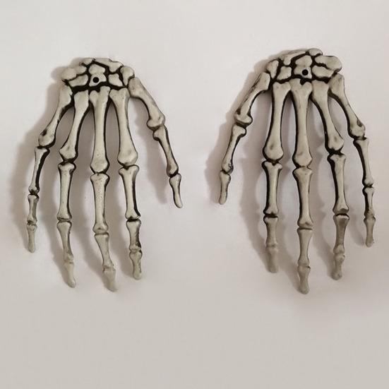 Хэллоуин Скелет Руки Реалистичные Пластиковые Скелет Человеческие Руки Модель для Вечеринки на Тему Хэллоуина Украшение