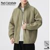 MARK FAIRWHALE Men's American Style Stand-Collar Casual Workwear Jacket