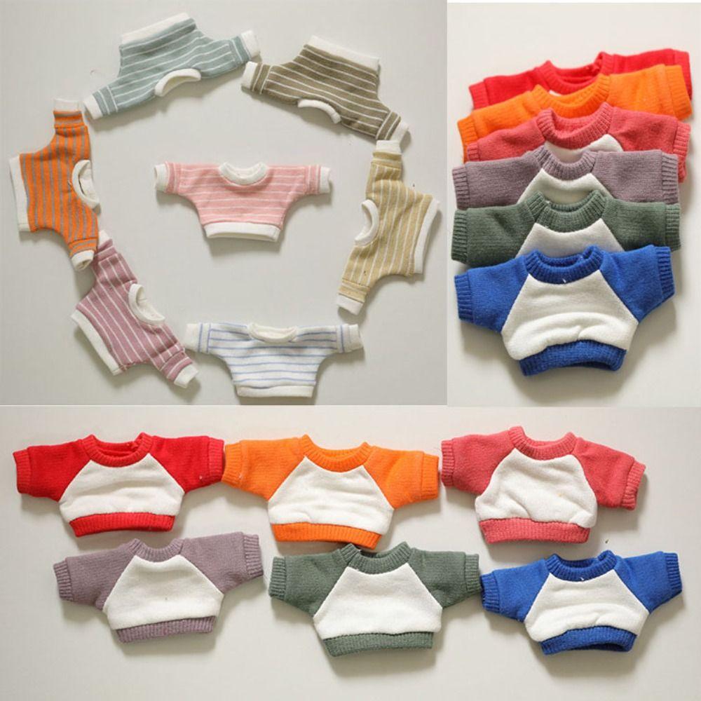 Casual Wear Sweatshirt Outfits Handmade Dolls Tops New Dolls Accessories for 10cm Cotton Dolls