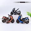 Keychain Pendant Motorbike Charm Zinc Alloy Anti-Detachable Hook Keyring Backpack Accessory Decompression