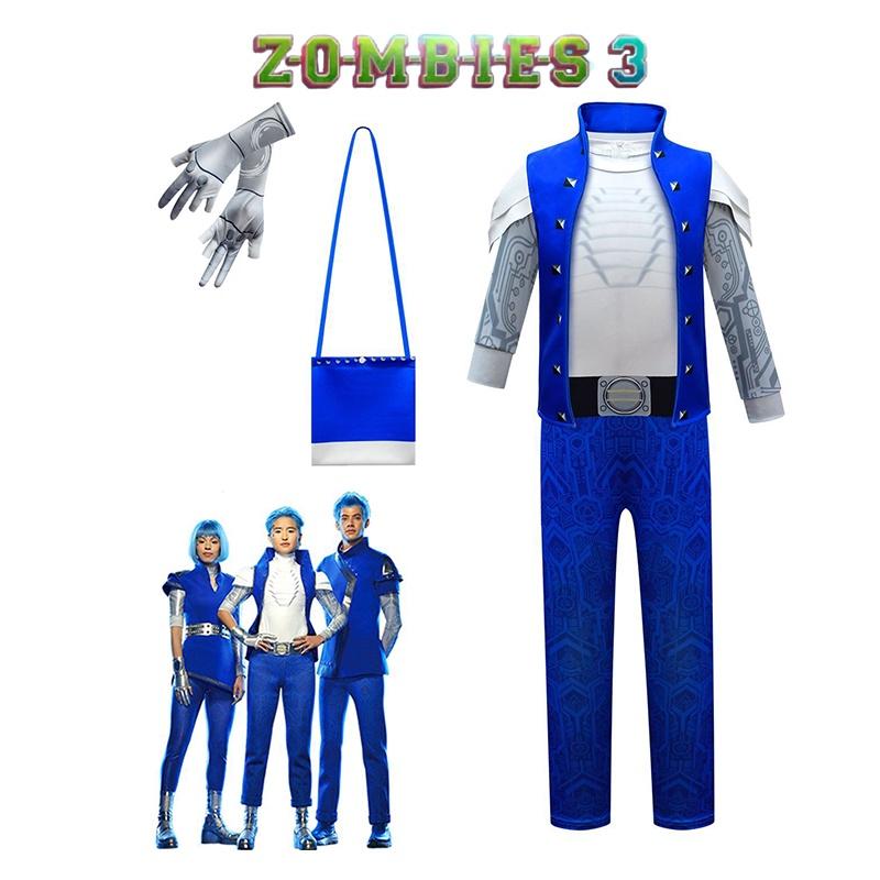 Bright And Durable Zombie 3 Alien Cosplay Costume For Kids Perfect For Halloween And Carnivals