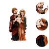 Католическая статуэтка Святого Семейства Иисус Религиозная фигурка Дисплей Дом Полимерная фигурка Скульптура для