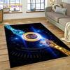 Bitcoin 3D Virtual Currency NFT Area Rug Carpet for Bedroom Living Room Home Sofa Decoration,Children Game Large Decor Floor Mat