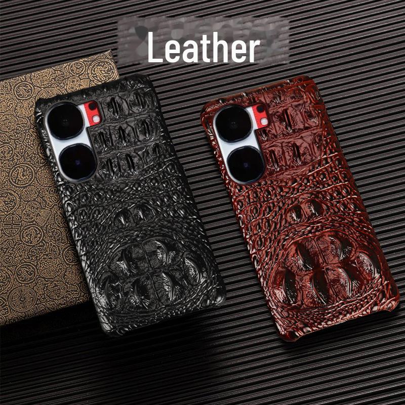 IQOO Neo6 Чехол для телефона из кожи крокодила и телячьей кожи - Высококлассный защитный чехол для Neo6SE