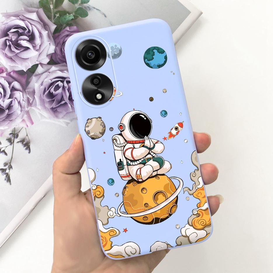 Чехол для Oppo A78 4G CPH2565 Милый Модный Мультяшный Расписной Чехол Мягкий Силиконовый Чехол для Телефона Для Oppo A78 A78 OppoA78 5G Матовый Coque