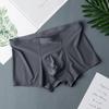 Men'S Underwear Men'S Boxers Summer Ice Silk Thin Shorts Head Trend Seamless Bottom Pants Youth Breathable Pants