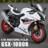 1/9 Suzuki GSX-1000R Diecast Motorcycle Model Toys for Boys Kids Gifts