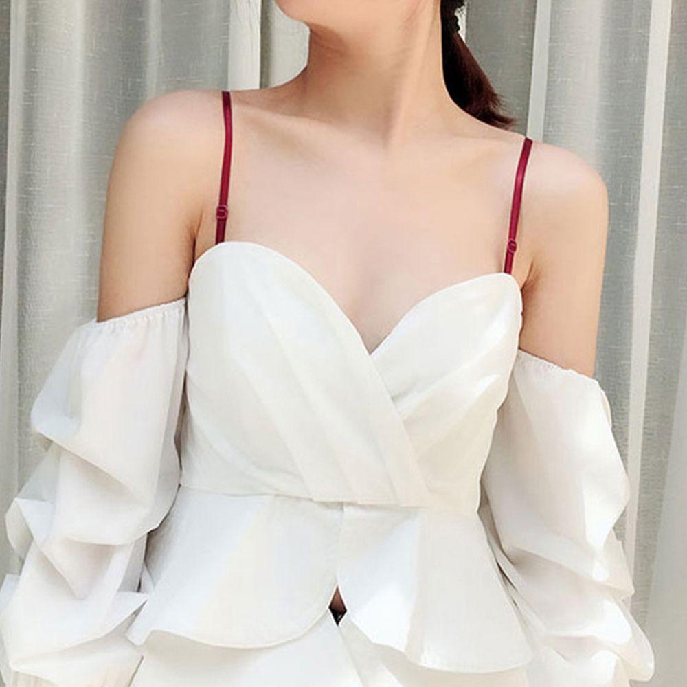 Pair Summer Elastic Nylon Bra Accessories Intimates Accessories Invisible Bra Strap Shoulder Strap