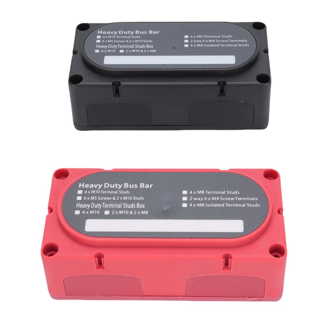  12 Way M8 Terminal Block 150A Multifunctional Power Distribution Busbar Automobiles RVs Marine 