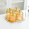 ZISIZ Янтарный герметичный набор контейнеров для хранения продуктов