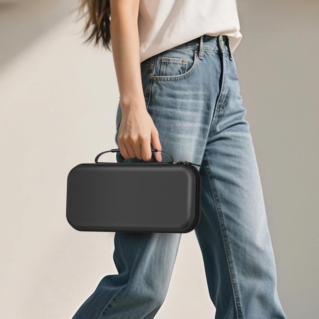 HEYSTOP Storage Case for Switch Large Capacity Soft EVA Storage Velcro Double Zipper Holds 12 Game Soft and More 2, Shockproof, Storage, Lining,