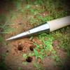 1/2Pcs T-Wood Handle Hand Sow Dibbler Sowing Seeds Bulbs Digging Garden Dibber Planter Tool Transplanting Seed Dispenser Garden