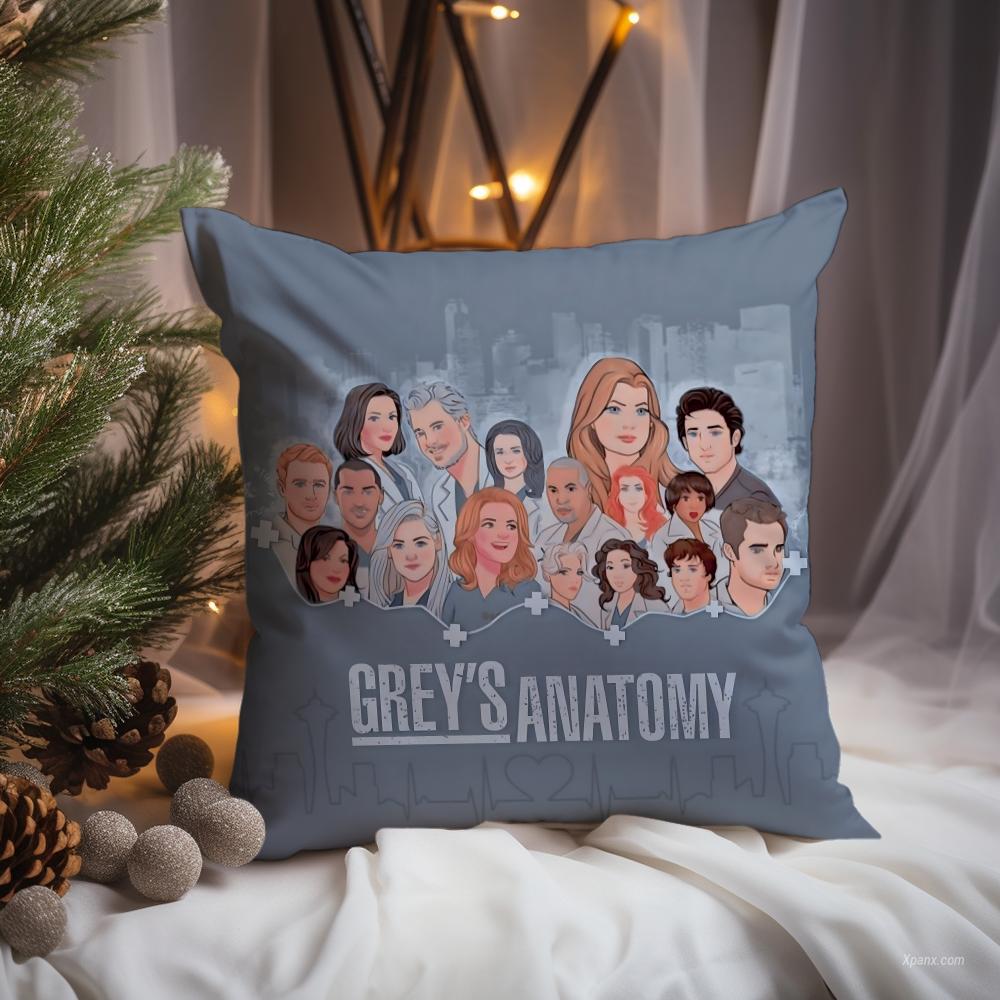 Чехол для подушки G-Greys Anatomy Премиум Комфорт Двусторонний Чехол для Подушки - Дизайн "Два в Одном" для Любой Комнаты и Салона Автомобиля
