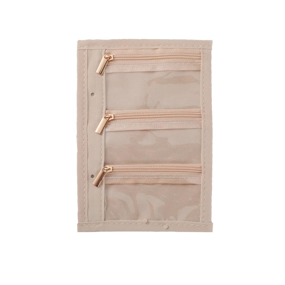 Earrings Necklace Velvet Jewelry Packing Bag Transparent Jewelry Organizer Outdoors
