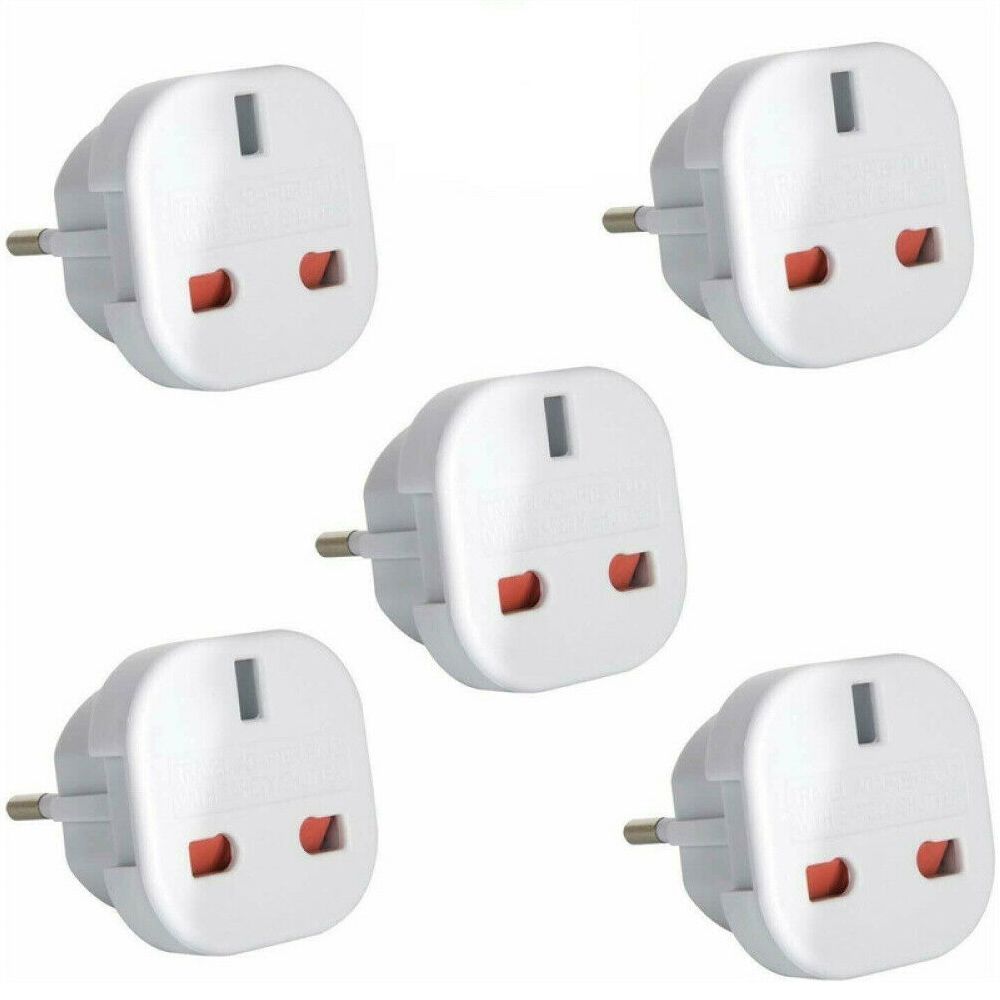 Europe European Wall Socket Travel Adapter Socket Plug Outlet Connector UK to EU Converter