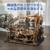 ROKR Механические американские горки 3D деревянный пазл-конструктор, модель с ручным приводом для возраста 14+