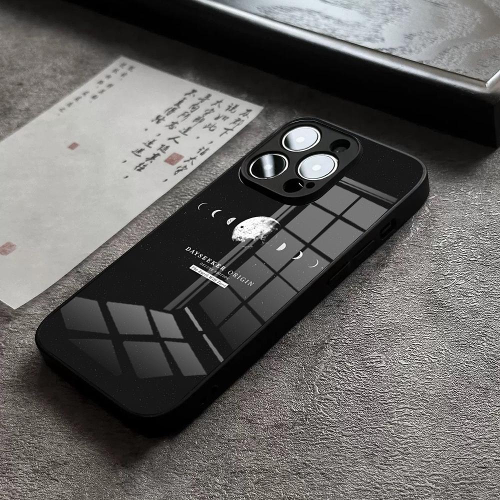 Чехол для телефона с ремешком Dayseeker для 17 Pro Max IPhone 16 Pro 15 12 11 13 Mini X XR XS 14 Plus SE Стеклянная крышка