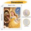 Disney Princess Belle Digital Oil Painting Art Kit Handmade DIY Home Decor Gift