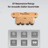 Guitar Pickup Multifunctional Rechargeable BT Connection Acoustic Guitar Soundhole Pickup with Reverberation and Delay