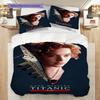 Loves Dual Nature Beauty Tragedy Three-piece set (1 * duvet cover + 2 * pillowcase, without core) 2D Flat Duvet cover and pillowcase