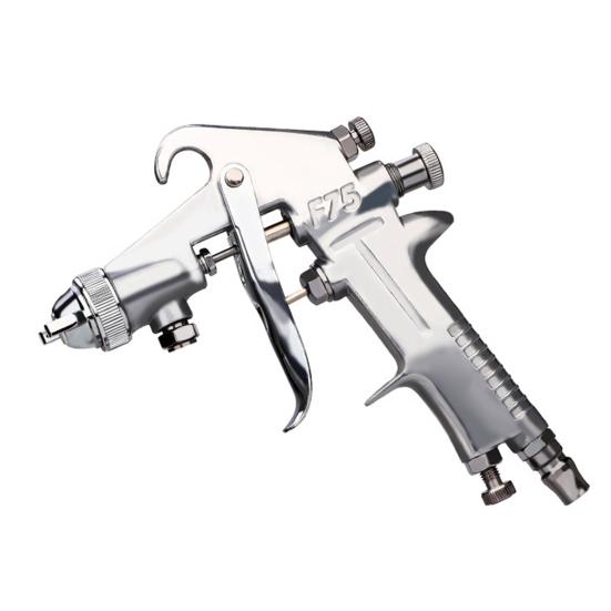 Распылитель краски, равномерное распыление, регулировочная ручка полного покрытия, пористое распыление, пневматический распылитель калибра 1,5/2,5, инструмент для мастерской