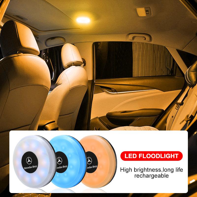 MEA4 LED Touch Light Car Interior Lighting Ceiling Reading Trunk Stickers For Mercedes-Benz W166 W212 W204 C E ML GL GLK Class X166