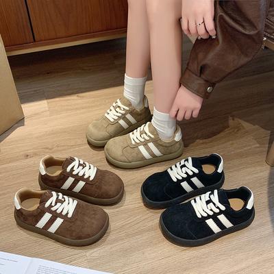 Версия из коровьей кожи~ толстоподошвенные туфли Dexun женская обувь 2025 осень новая повседневная обувь для скейтборда универсальная спортивная обувь туфли Форреста Гампа