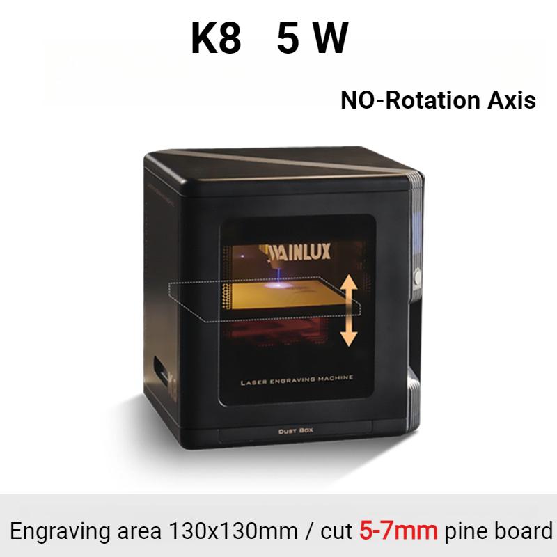 Fully Automatic Portable Laser Engraver - Compact Desktop Household Cutting & Marking Machine for Home DIY