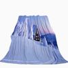 Christmas Snow Scene Theme Flannel Throw Blanket Soft Lightweight Warm for Living Room Bedroom Bed Sofa Couch Kids Adults Gifts