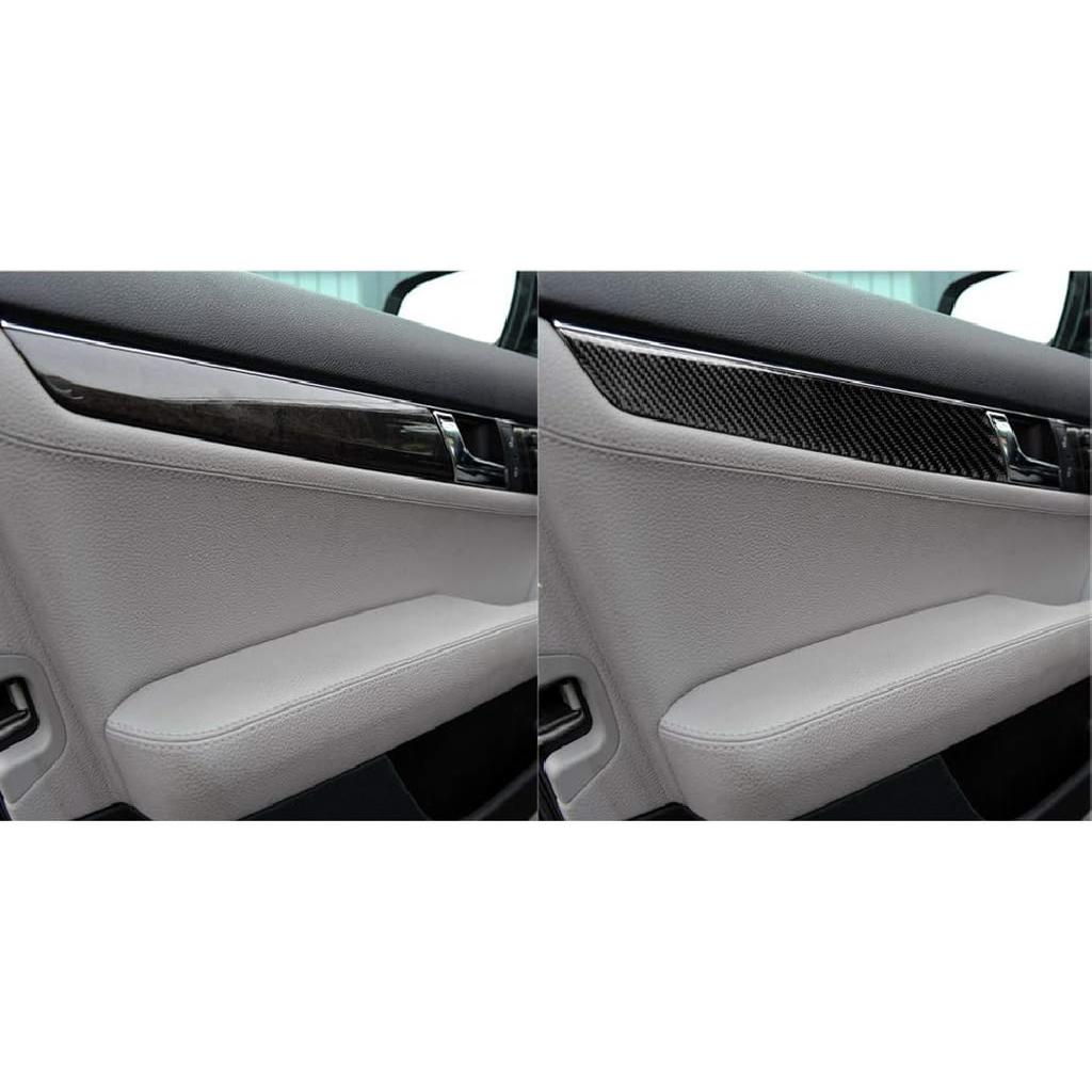 NVCNX Углеволокно Совместимо с Mercedes-Benz C-Class W204 C250 C300 C350 C63 AMG 2008 2009 2010 2011 2012 2013 2014 Седан Аксессуары Дверная панель